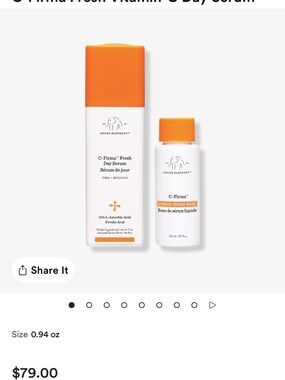 Drunk Elephant C-Firma Serum Duo — White & Orange